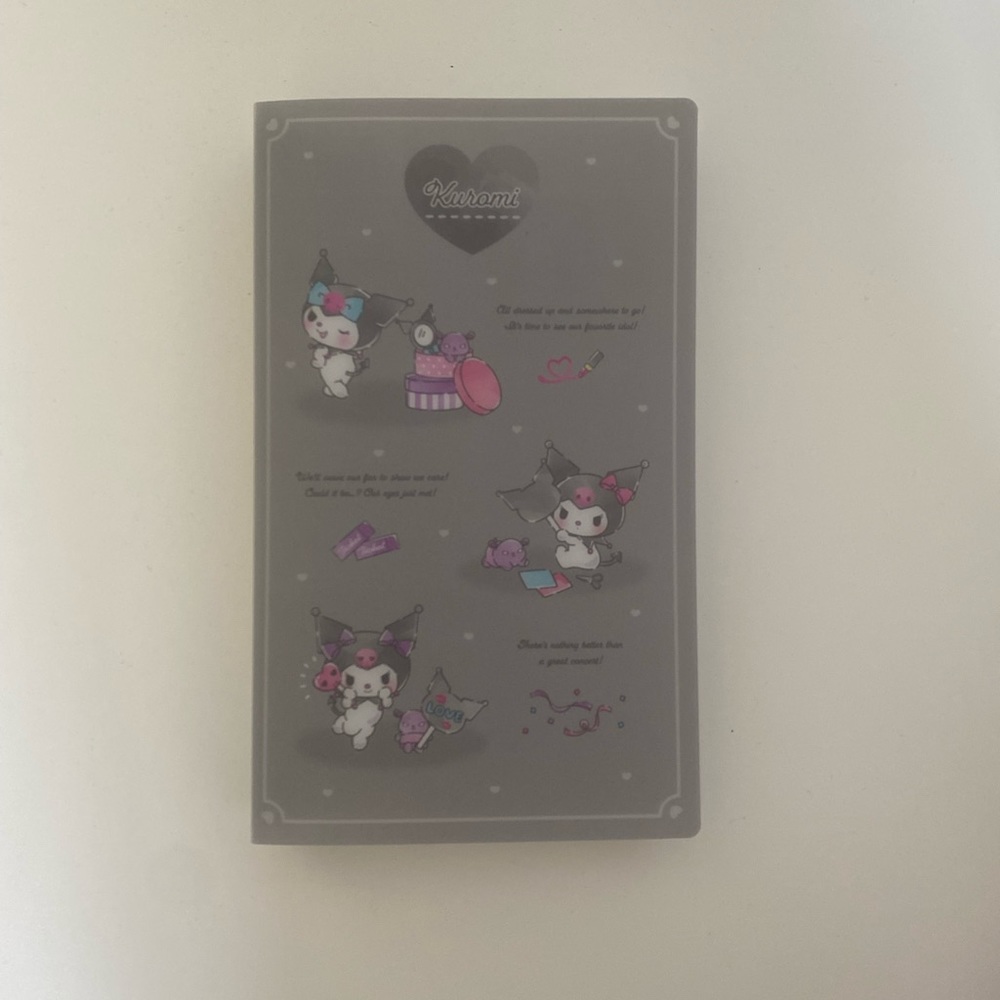 kuromi photo album/binder